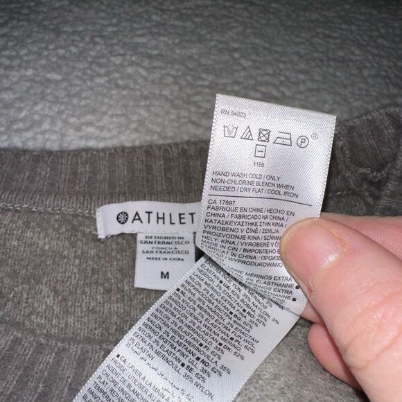 Athleta Hawthorne Wool Blend Cheetah Print Sweater Medium - Picture 11 of 14